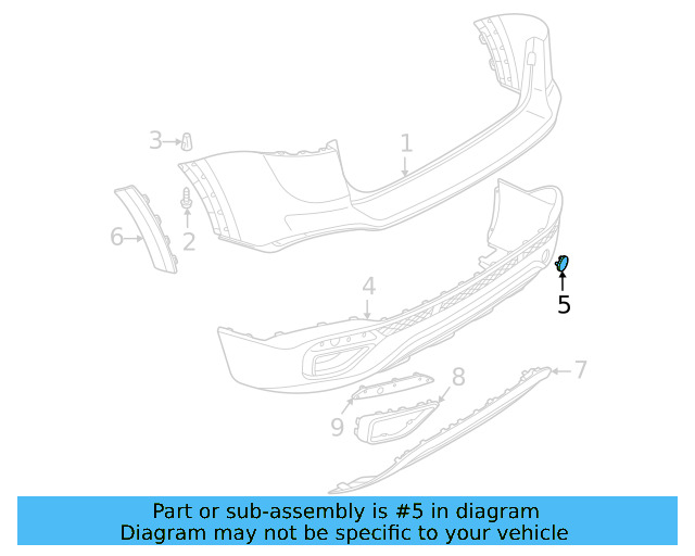 Tow Eye Cap 2GJ-807-441-9B9 - View 3
