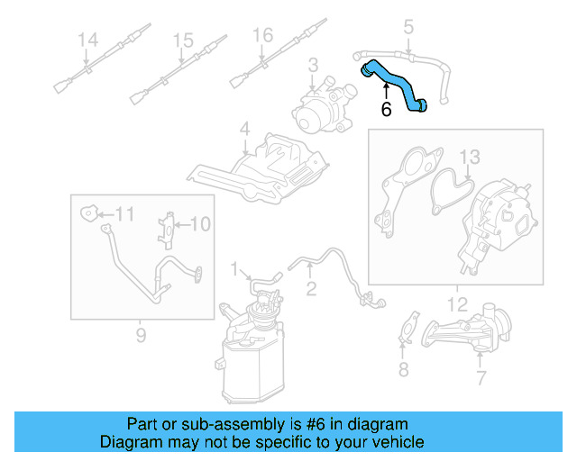 Connector Pipe 1C0-131-128-H - View 4