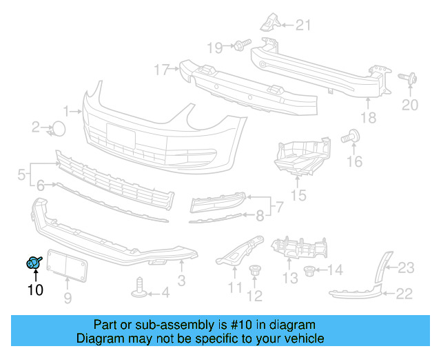 License Bracket Rivet N-038-549-4 - View 67
