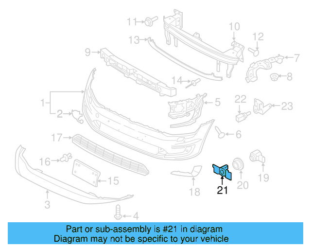 Park Sensor Bracket 5G0-919-494 - View 17