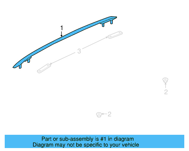 Roof Rail 5GM-860-025-03C