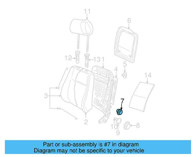 Adjust Knob 1K0-881-671-F-82V