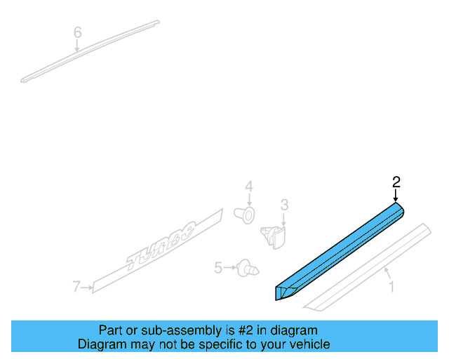 Molding (Unpainted) 5c5854940pgru - View 5