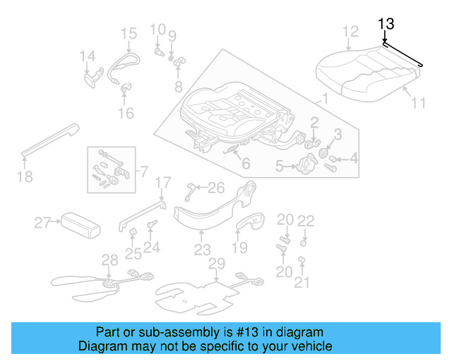 Recline Knob 6R0-881-671-D-71N - View 40