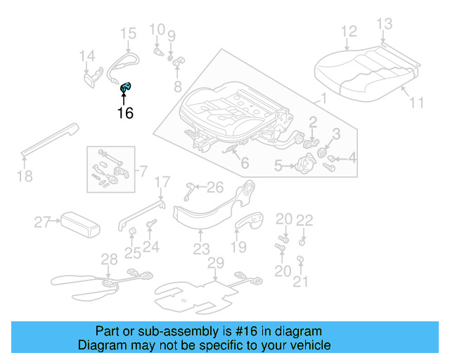 Cable Retainer Spring 1J0-881-247-A - View 27