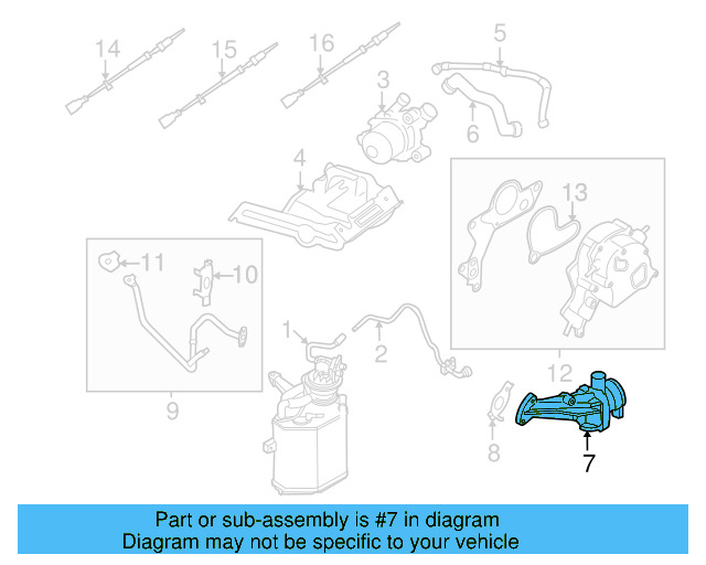 Secondary Air Injection Pump Check Valve 07K-131-351-C - View 8