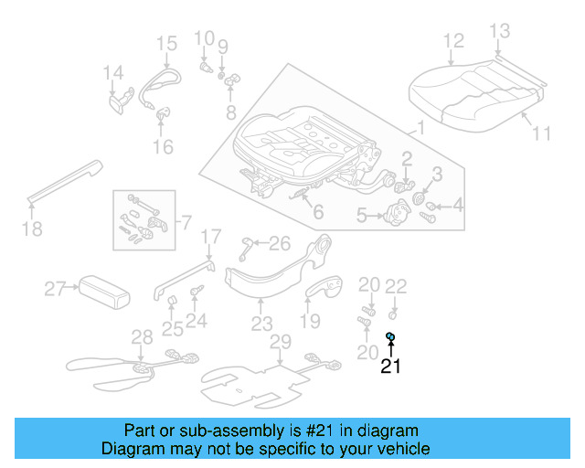 Adjust Lever Cap 1J0-881-171-C-B41 - View 5