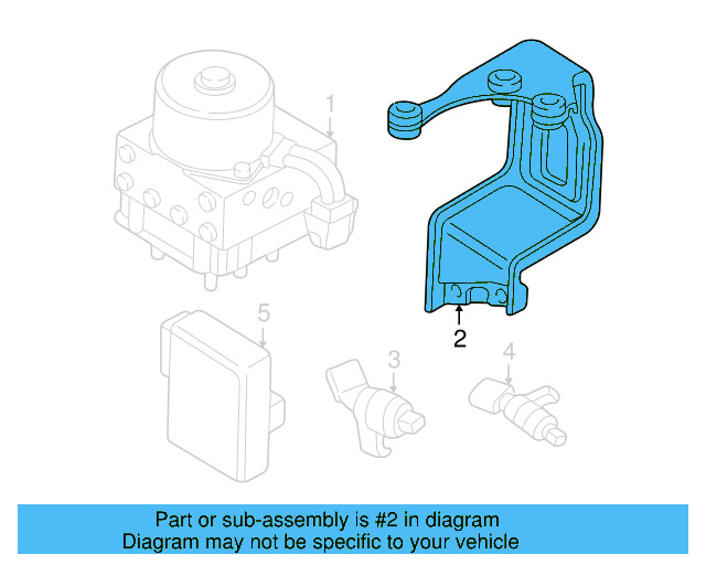 Bracket 1J0-614-335 - View 10