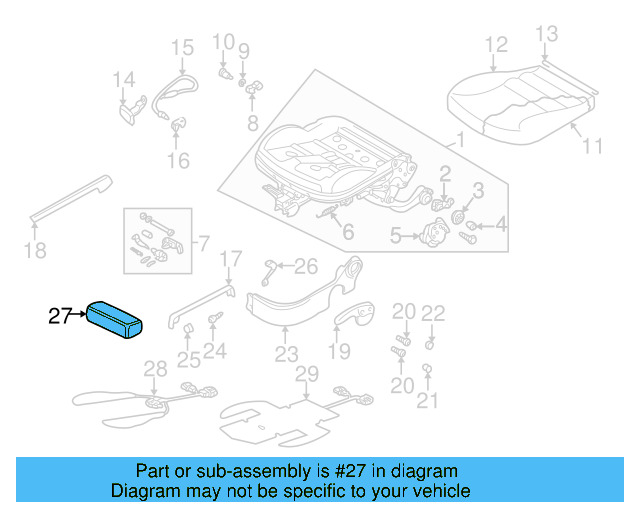 Motor Cover 4B0-881-098-7G8