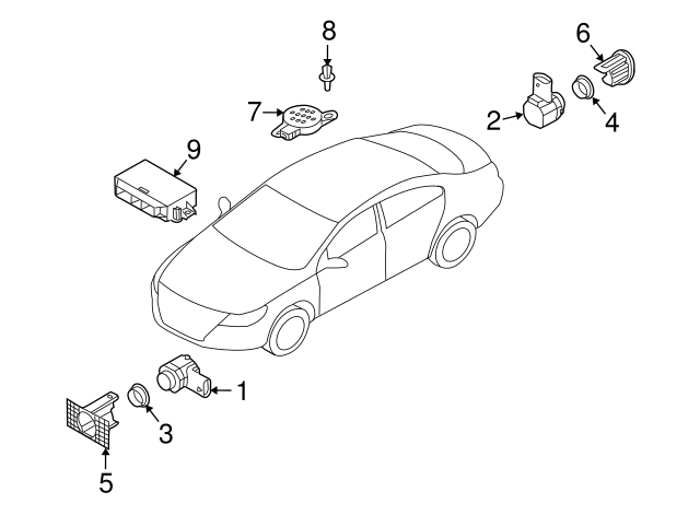 Warning Buzzer 8E0-919-279 - View 28
