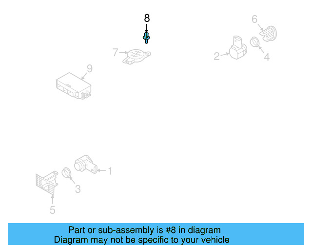 Warning Buzzer Rivet N-038-505-1 - View 3