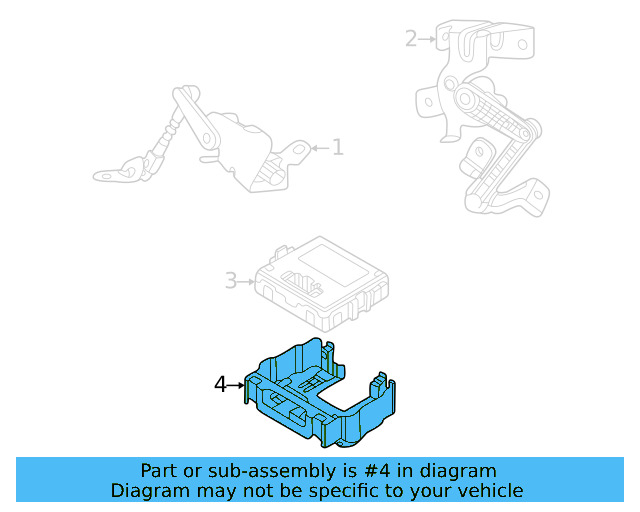 Control Module Bracket 5Q0-971-856 - View 6