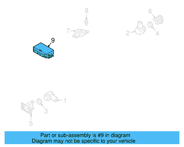 Control Module 3C8-919-475-A - View 8