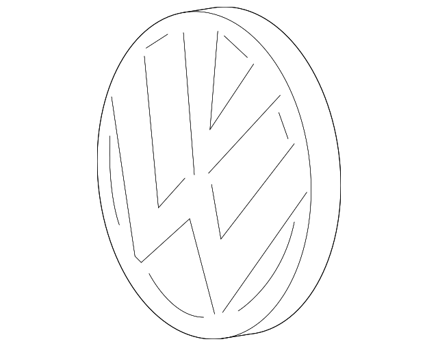 Emblem 3G0-853-601-A-JZA - View 3