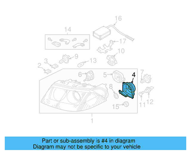 Rear Cap 3B7-941-607-A - View 7
