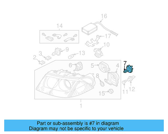 Low Beam Bulb N-104-457-01 - View 12