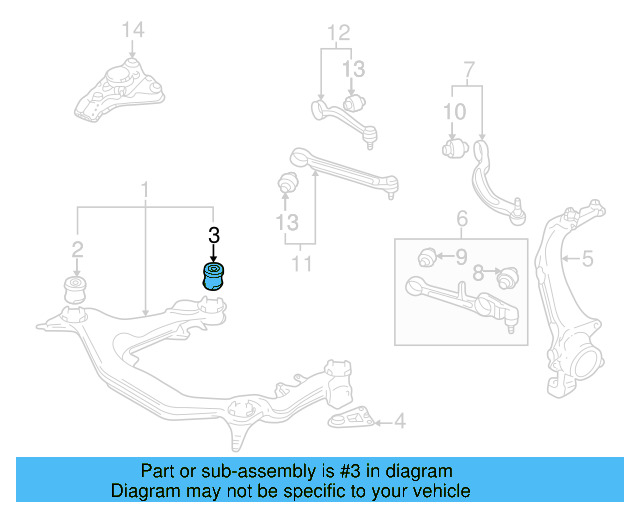 Suspension Cross 8D0-399-419-C - View 9