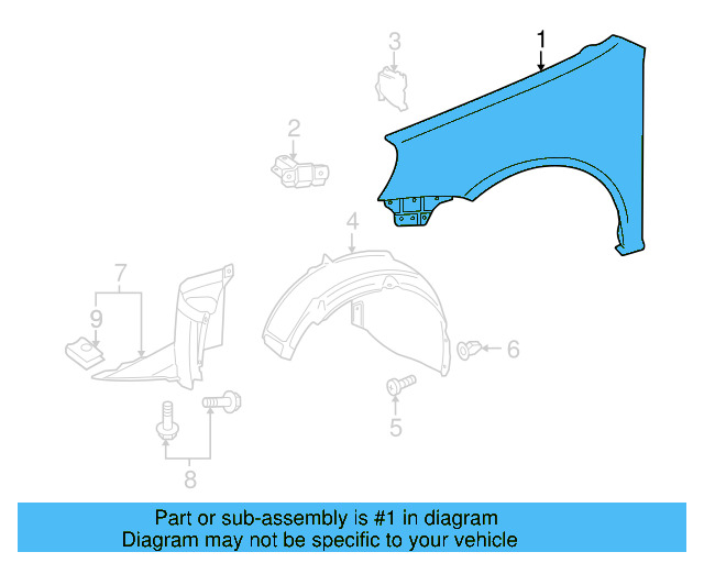 Fender 1K6-821-022-A - View 2