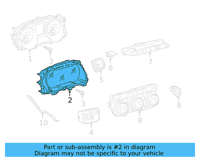 Instrument Cluster 3G8-920-891-A
