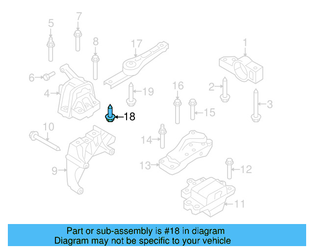 Impact Bar Bolt N-911-038-02 - View 7
