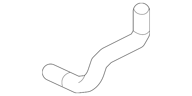 Lower Hose 1K0-121-096-AE - View 2