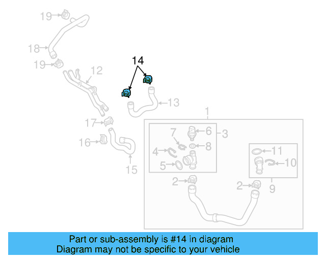 Reservoir Hose 5C0-121-109-D - View 25