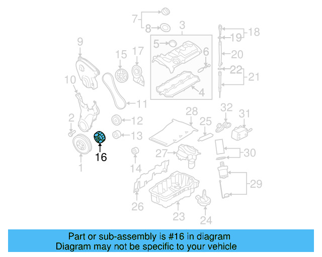 Crankshaft Gear 06D-105-263 - View 5