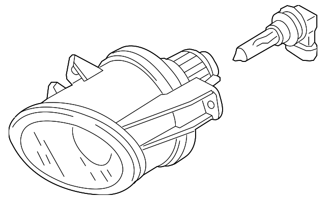 Fog Lamp Assembly 8T0-941-699-E - View 7