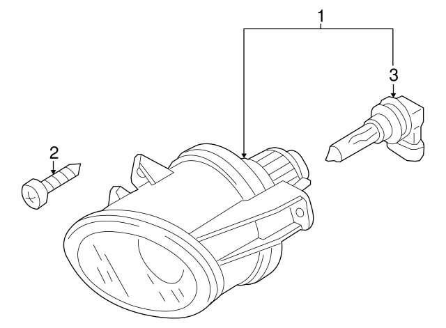 Fog Lamp Screw N-911-605-01 - View 3