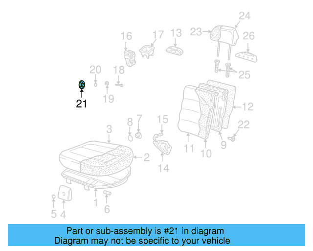 Headrest Guide 3B0-881-920-A-Q70 - View 9