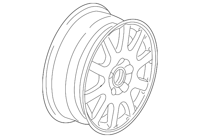 Wheel, Alloy 1K0-601-025-K-8Z8