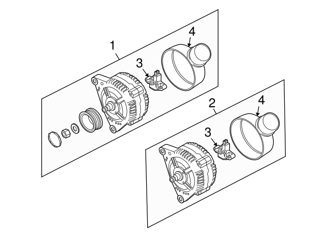 Alternator 059-903-018-X - View 4
