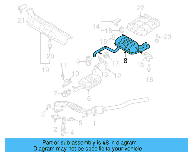 Resonator & Pipe 5N0-253-609-AQ - View 3