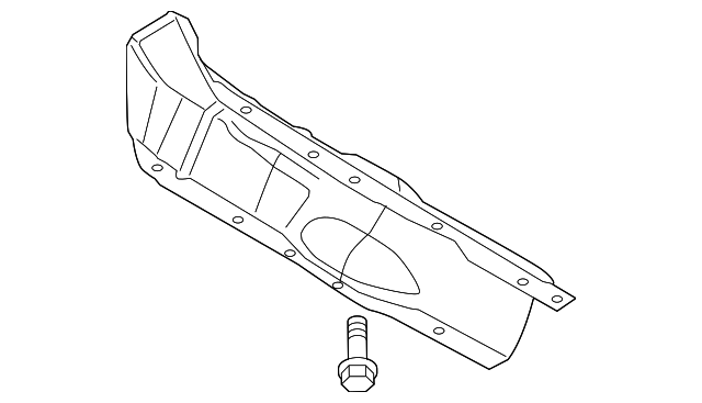 Heat Shield 5N0-825-671-D - View 2