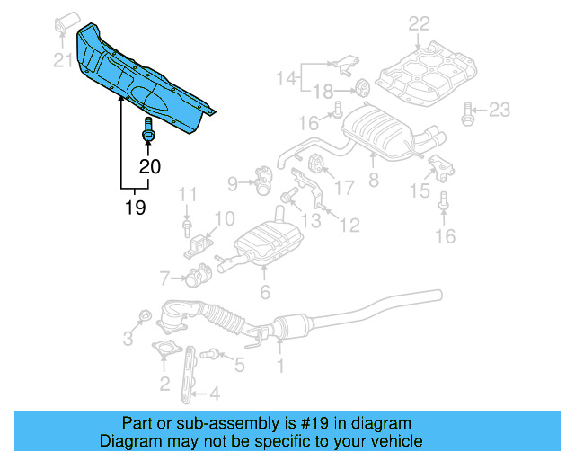 Heat Shield 5N0-825-671-D - View 3