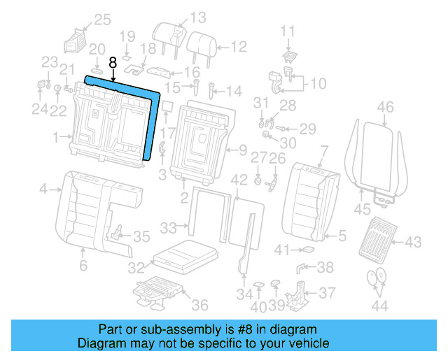 Seat Back Cover 7L6-885-806-FH-WWU - View 4