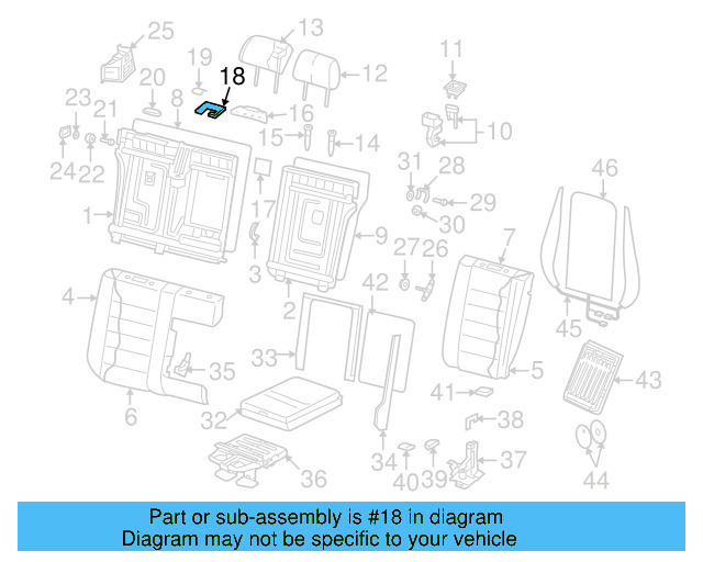 Seat Belt Guide 7L6-885-658-B-71N - View 3