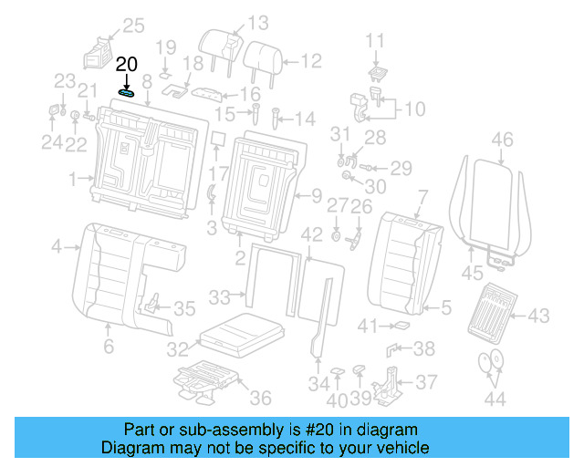 Seat Belt Guide 3C9-885-557-31X - View 6