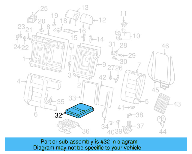 Seat Armrest 7L6-885-875-BG-3G2 - View 3