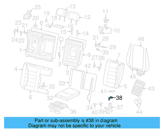 Mount Bracket Cover 7L0-886-193-B - View 3