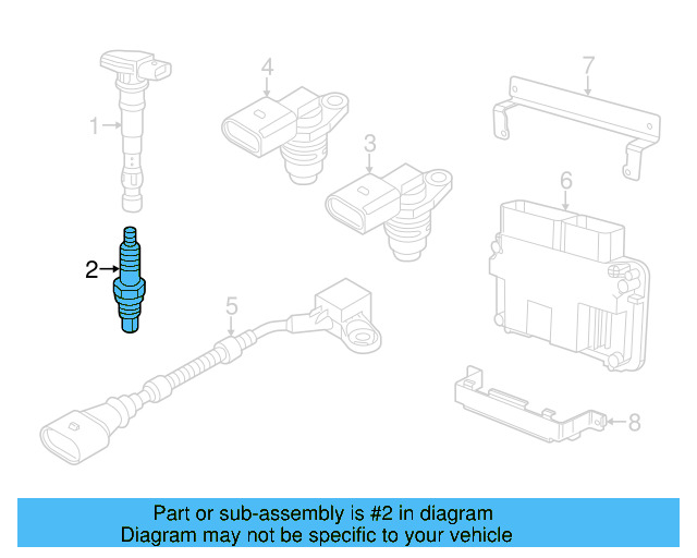 Spark Plug 06K-905-601-D - View 12