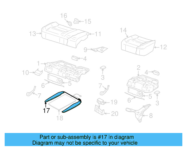 Seat Cushion Heater 7L6-963-552-A - View 2