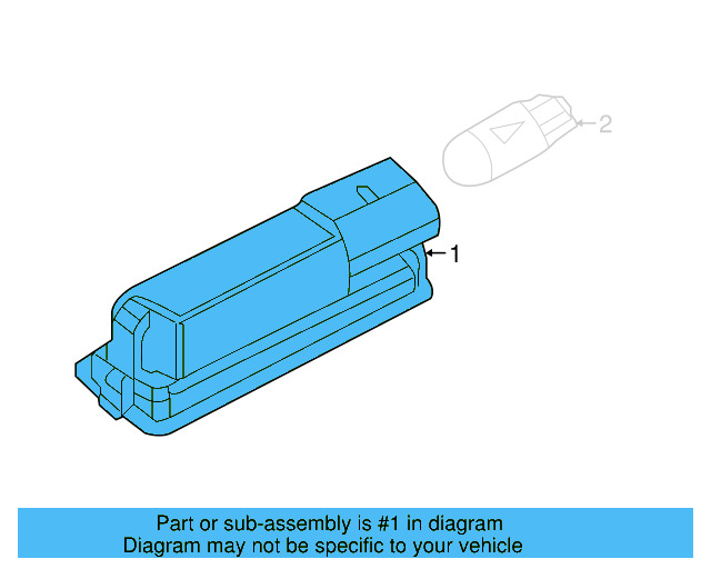 License Lamp 1K8-943-021 - View 22