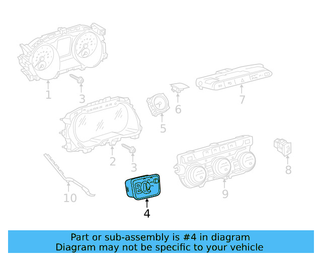 Headlamp Switch 3G8-941-633-A-ICX