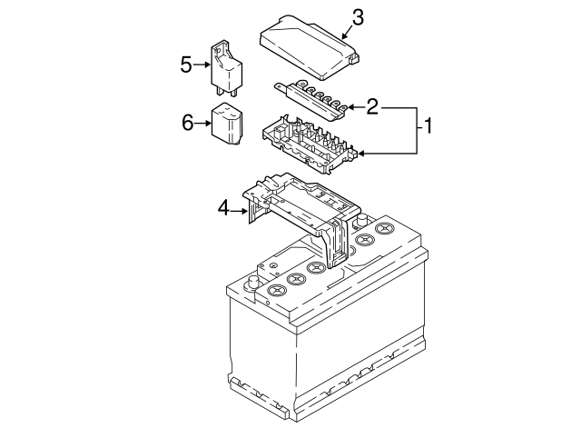 Accessory Power Relay 3B0-951-253 - View 5