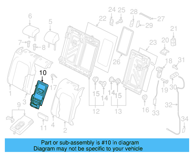 Seat Belt Guide 5GM-886-747-DHW - View 11