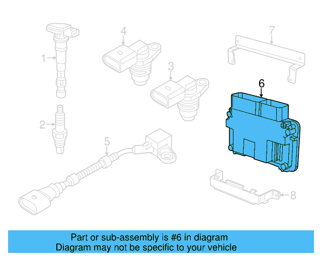 Engine Control Module (ECM) 06K-906-071-E
