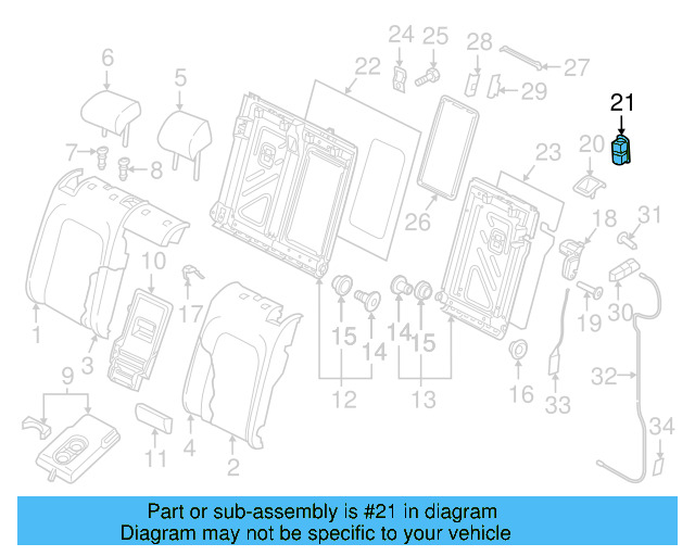 Seat Belt Guide 5GM-886-747-DHW - View 10