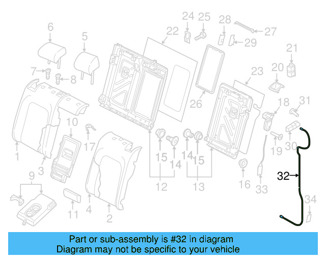 Release Cable 5G0-885-344 - View 3