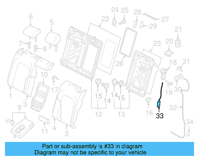 Lock Cable 5G0-885-915-C - View 4